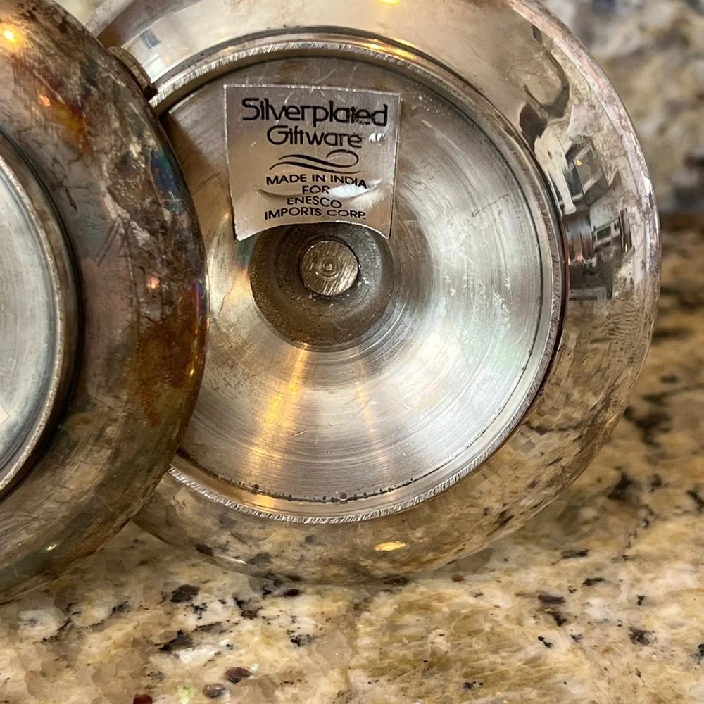 Silver plate Candle Holders